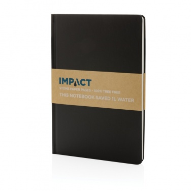 Logotrade promotional items photo of: A5 Impact stone paper hardcover notebook
